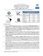 Boletín estadístico de comercio exterior de bienes en América Latina y el Caribe. Cuarto trimestre de 2017 (Nro. 30)