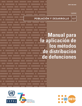Manual para la aplicación de los métodos de distribución de defunciones