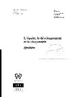 L'équité, le développement et la citoyenneté: synthèse