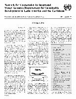 Network for Cooperation in Integrated Water Resource Management for Sustainable Development in Latin America and the Caribbean No. 6