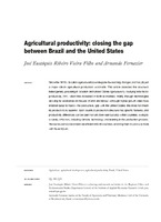 Agricultural productivity: closing the gap between Brazil and the United States