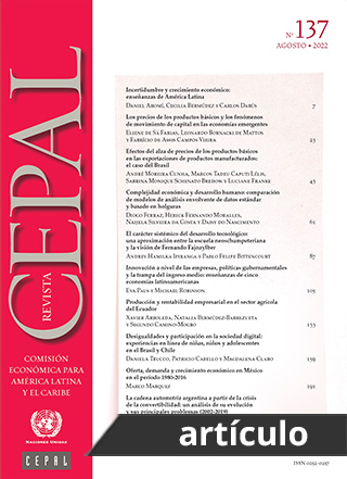 Innovación a nivel de las empresas, políticas gubernamentales y la trampa del ingreso medio: enseñanzas de cinco economías latinoamericanas