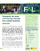 Transport, the poor and moving towards low-carbon societies