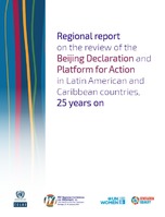 Document Cover - Regional report on the review of the Beijing Declaration and Platform for Action in Latin American and Caribbean countries, 25 years on