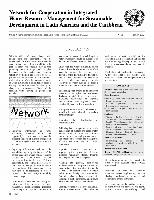 Network for Cooperation in Integrated Water Resource Management for Sustainable Development in Latin America and the Caribbean No. 35