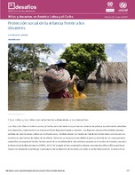 Niñez y desastres en América Latina y el Caribe