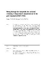 Going through the labyrinth: the political economy of Argentina’s abandonment of the gold standard (1929-1933)