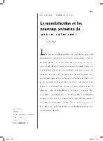 La mondialisation et les nouveaux scénarios du commerce international