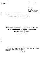 Instrumentos económicos para el control de la contaminación del agua: condiciones y casos de aplicación. Versión preliminar